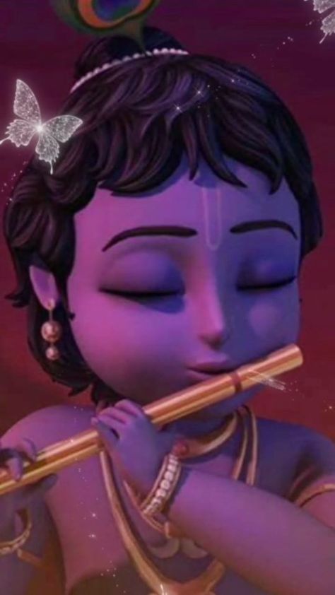 Cute Kanha, Cartoons Krishna, Love Krishna, Radhe Krishna Wallpapers, Krishna Flute, Shree Krishna Wallpapers, Radha Krishna Songs, Shri Radhe, Krishna Krishna