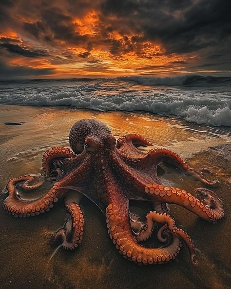 You need to get up early to meet Steve. There he is🔥 | Instagram Octopus Reference Photo, Wall Doodles, Shark Photography, Deep Sea Diver Art, Octopus Photography, Ocean Creatures Art, Octopus Images, Ocean Life Photography, Octopus Artwork