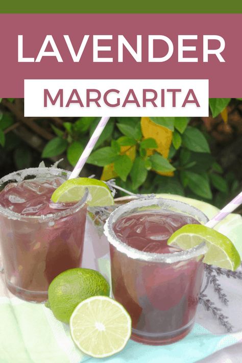 This Lavender Margarita is a sweet drink made with a few simple ingredients. It's a unique and refreshing cocktail perfect for Cinco de Mayo. #lavendermargarita #cocktails #margaritas #lavendermargaritarecipe #lavender Lavender Margarita, Lavender Drink, Mix Drinks, Lavender Syrup, Refreshing Cocktail, Smoothies Recipes, Tequila Drinks, Classic Margarita, Delicious Drink Recipes