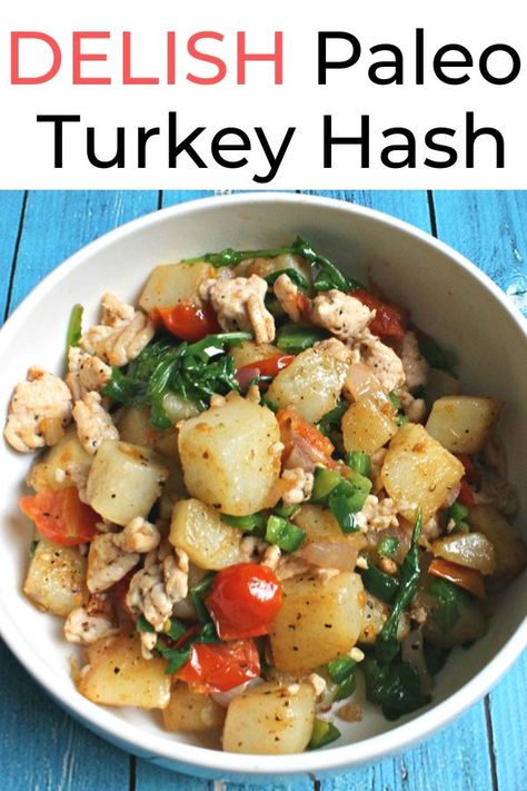 Paleo Potluck, Turkey Hash Recipe, Turkey Hash, Unprocessed Recipes, Paleo Turkey, Primal Breakfast, Dinner Paleo, Ancestral Nutrition, Rich Breakfast