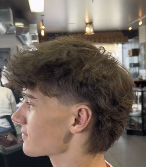 Haircuts For Men Mullet, Modern Mullet Straight Hair, Modern Mullet Mens, Mullet Boys, Modern Mullet For Men, Boys Mullet, Stylish Mullet, Mullet Styles, Short Hair Mullet