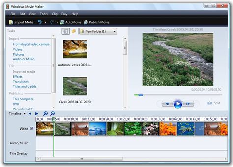 An easy-to-use video creation software is Windows Movie Maker. It is great for personal use. You can save the output in various formats as per your needs. Over 130 effects, transitions, titles and credits are available and the best part is that it is free! Free Video Editing Software, Windows Movie Maker, Movie Maker, Learn Photo Editing, Digital Video Camera, Windows Software, Video Editing Software, Editing Software, Video Maker