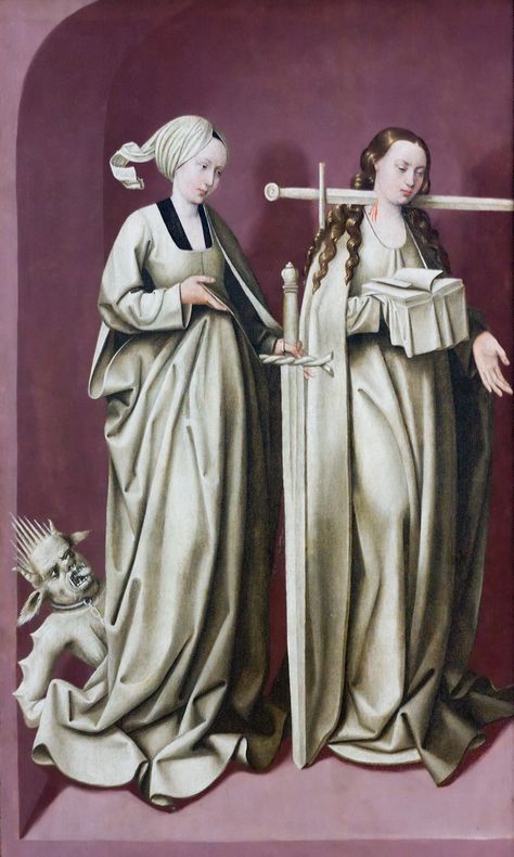 Saint Dymphna, St Lucy, St Dymphna, Saint Lucy, Classical Art Memes, St Agnes, Medieval Art, Classical Art, Art Memes