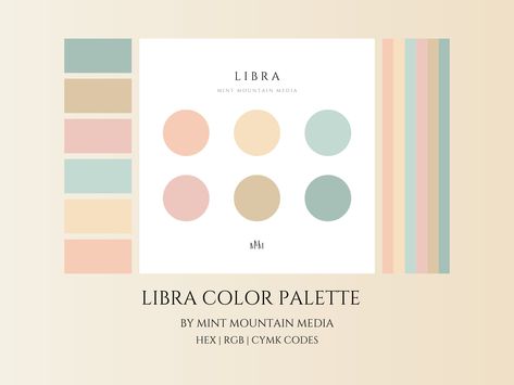 Libra Colour Palette, Sagittarius Color Palette, Libra Color Palette, Gemini Color Palette, Libra Lucky Color, Zodiac Color Palette, Business Color Palette, Color Palette Brand, Stationary Business