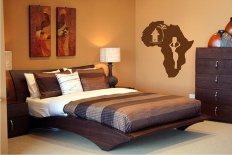 (article) La décoration Ethnique, L'ambiance Africaine African Bedroom, African Room, Design Ložnic, African Interior Design, African Inspired Decor, African Interior, African Home Decor, Modern Bedroom Furniture, Design Del Prodotto