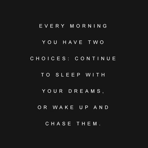 Wake up and chase your dreams! Make the choice to live life to the fullest and do the best you can in every situation. Get up and take that Bar Method class that you’ve been thinking about so you can have the body you’ve always dreamed of! #motivation #inspiration #barmethod #optimism #positivity #dreams #quote Legion Of Boom, Lions Den, Monthly Quotes, Miracle Morning, Workout Diet, Never Stop Dreaming, Positive Quotes Motivation, Chase Your Dreams, Fitness Gym