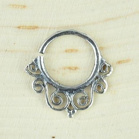 Silver Septum Ring, Septum Piercing Jewelry, Nose Septum, Septum Rings, Septum Clicker, Septum Jewelry, Nail Jewelry, Septum Piercing, Funky Jewelry