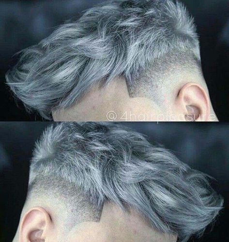 Short Messy Hair Styles Men, Grey Dyed Hair Men, Men Hair Colour Ideas, Grey Hair Color Men, Blond Cenușiu, Silver Hair Men, Mens Haircuts Short Hair, Dyed Hair Men, Grey Hair Men