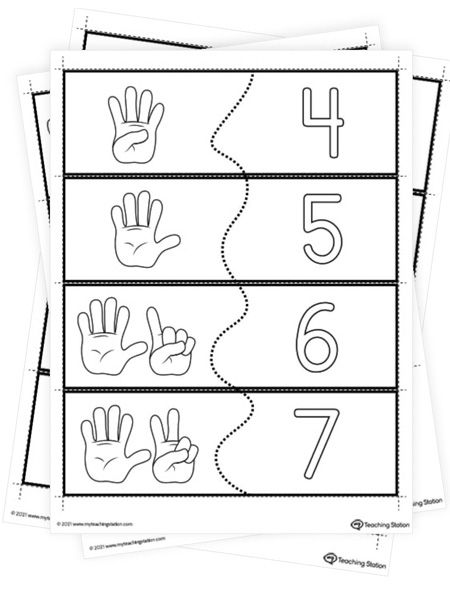 Numbers 1 10 Printable, Preschool Math Curriculum, Number Writing Worksheets, Finger Counting, Match Worksheet, Number Writing, Counting Worksheets, Counting Numbers, Teaching The Alphabet