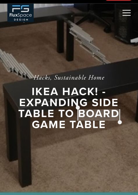 Fold Up Game Table, Diy Transformer Table, Game Table Living Room, Gaming Table Diy, Ikea Tv Stand, Ikea Boxes, Gaming Tables, Ikea Tv, Hack Ikea