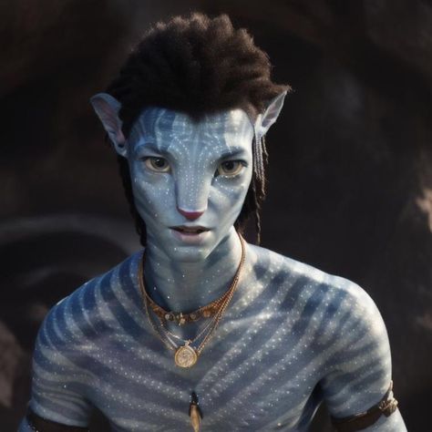 Tuktirey Avatar, Avatar Neteyam, Male Masculine, Na'vi Oc, Blue Avatar, Avatar The Way Of Water, Avatar James Cameron, Avatar Films, Black Couple Art