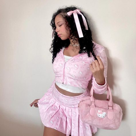 Sabrina Lillian, Pretty Pink Outfits, Outfit Pics, Barbie Aesthetic, Girly Fits, Barbie Outfits, Pretty Princess, Pink Girly Things, Black Barbie