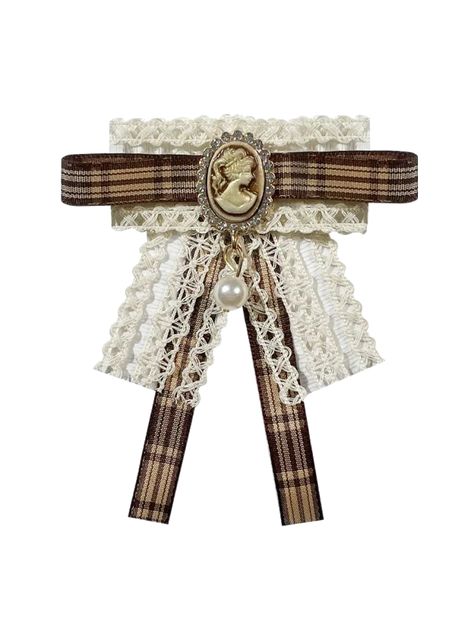 Винтажный бантик, вінтаж Plaid Uniform, Tie Brooch, Ribbon Bow Tie, Plaid Bow Tie, Vintage Png, Ribbon Png, Round Neck Dress, Bow Brooch, Plaid Bow