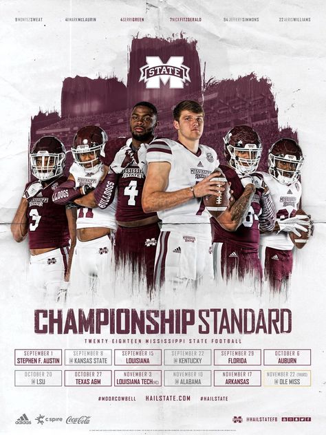 Mississippi State Black Instagram Highlight Covers, Instagram Highlight Covers Black, Athlete Photography, Mississippi State Football, Senior Banner, Rugby Design, Football Graphics, Football Schedule, Black Instagram