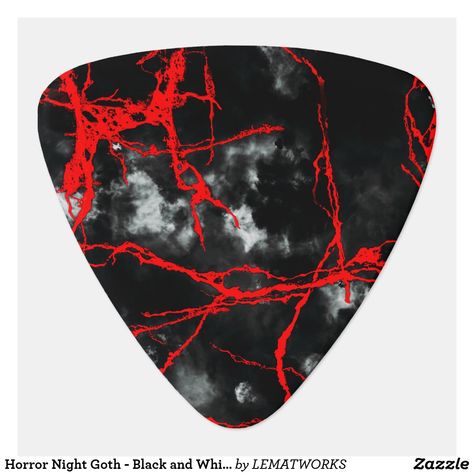 Cool Guitar Picks, Band Instruments, Red Electric Guitar, Red Guitar, Guitar Store, Gothic Wallpaper, Unique Guitars, Horror Nights, Horror Halloween