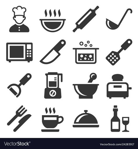 Cooking Icon, Writing Icon, Kitchen Icon, Party Icon, Plant Icon, Fish Icon, Business Icons Vector, Drink Icon, Map Icons