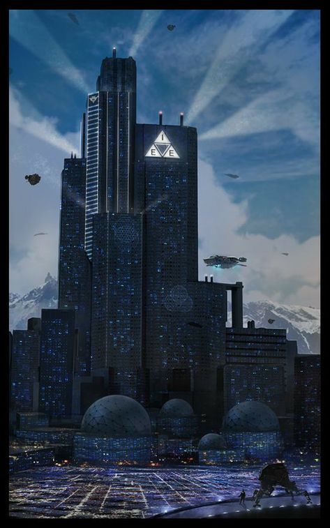 Scifi City, Sci Fi Architecture, Sci Fi Landscape, Sci Fi City, Sci Fi Environment, Trying New Things, New Retro Wave, Cyberpunk City, Center City