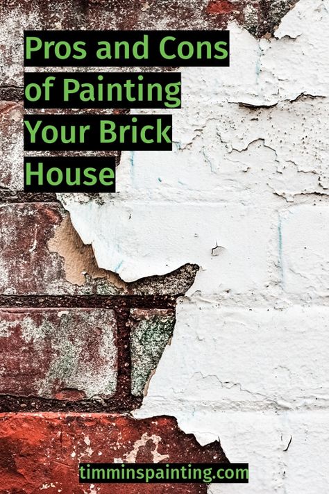 How To Paint Outside Brick On House, Painting Over Brick Exterior, Painting Outside Brick House, Brick Houses Painted White, How To Paint Brick Exterior, Green Painted Brick House Exterior, Paint Brick House, Painting A Brick House, How To Paint A Brick House