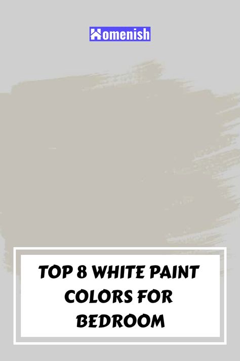 Here we look at some tips for getting the perfect white paint color for your bedroom, along with some of the best white paints currently available. Off White Paint Bedroom, Tulle White Paint Color, Best White Paint For Bedroom Walls, White Paint Color For Bedroom, Paint Colors For Bedroom, Off White Bedrooms, Perfect White Paint, Colors For Bedroom, Small Bedroom Colours