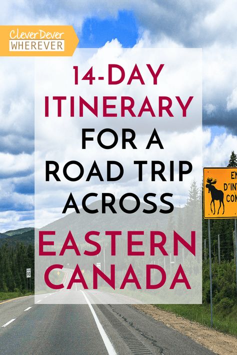 Thinking about a Canada road trip? This 14 Day Itinerary takes you from Montreal to PEI. Download the free guide! Eastern Canada Travel, Eastern Canada Road Trip, East Coast Canada, East Coast Vacation, Backpacking Canada, Canadian Road Trip, Road Trip Food, East Coast Travel, East Coast Road Trip