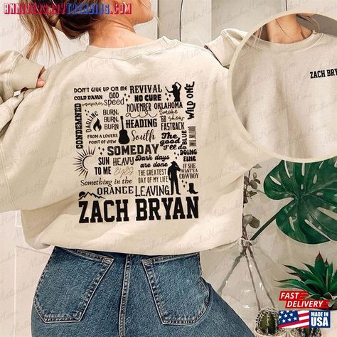 Crewneck Design Ideas, Cricut Sweatshirt Ideas, Jumper Ideas, Trendy Crewneck Sweatshirt, Preppy Shirt, Trendy Crewneck, Zach Bryan, Crewneck Design, Camping Shirt