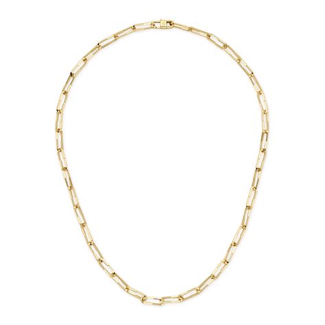 Gucci Link to Love 18ct Yellow Gold Chain Necklace YBB745654002 All the pieces from the Link to Love collection offer multiple styling possibilities, like this necklace. There are also rose or white gold bands and hoop earrings set with baguette and trilliant-cut diamonds, as well as other rings and more hoop earrings in faceted yellow gold, or a mix of white and rose gold. Chain width: 1.8mm Length: 40cm This item will arrive beautifully packaged in a unique Gucci presentation box. Symbols Of Love, Rose Gold Chain Necklace, European Jewelry, Gucci Jewelry, Modern Romance, Rose Gold Chain, Hoop Earring Sets, Latest Jewellery, Yellow Gold Chain