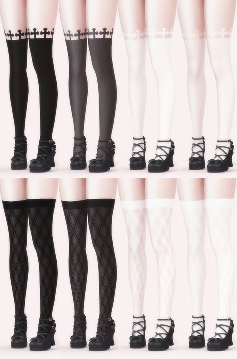 Sims 4 Cc Accessories Socks, Sims 4 Leg Accessories, Sims4 Cc Stocking, Sims 4 Stockings Maxis Match, The Sims 4 Cc Stocking, Sims 4 Cc Clothes Off The Shoulder, Sims4 Cc Goth Clothing, Ts4 Stocking Cc, Sims 4 Goth Shoes