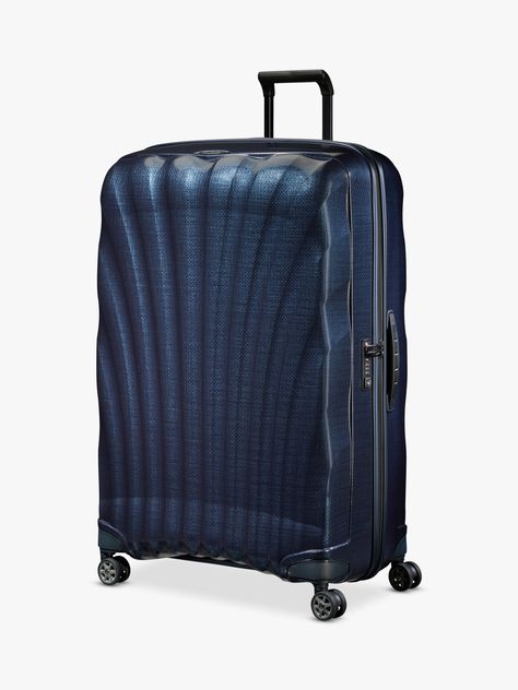 It's alright once you get to the beach, but going on holiday has its stresses, especially when it comes to luggage. Luckily, Samsonite's making it easier thanks to their C-Lite range. Never one to rest on their design laurels, this modern and sleek collection is the brand's lightest polypropylene suitcase yet. And this hasn't come at the expense of protection: it comes with shock-absorbing suspension wheels and a water-repellent PU zip that keeps the rain at bay. No need to share that umbrella! Samsonite Luggage, Large Suitcase, Going On Holiday, On Holiday, Suitcases, The Rain, Water Repellent, Repellent, John Lewis