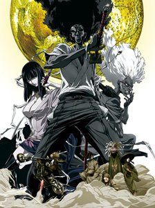 Afro Samurai Resurrection, Black Superheroes, Afro Samurai, Samurai Art, Black Anime, An Anime, Black Art, Swords, Comic Art