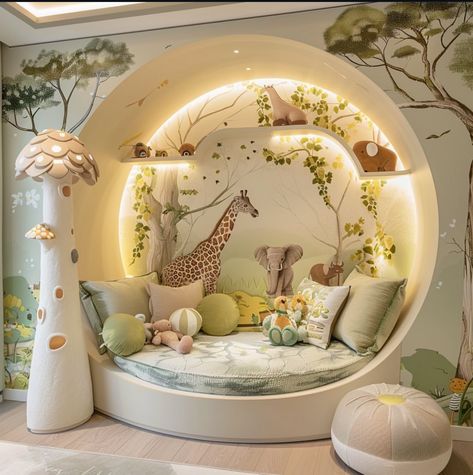 Functional Nursery, Cozy Baby Room, Luxury Kids Bedroom, Cozy Textiles, Kids Room Interior Design, Interior Design Your Home, Kids Bedroom Inspiration, Baby Room Inspiration, Nursery Room Inspiration