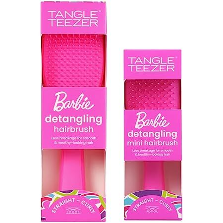 Unlock the secret to Barbie's fabulous hair with this magical brush that effortlessly detangles both wet and dry hair, promoting healthy and manageable locks for your little one. Wet Hair Brush, Best Hair Care Products, Tangle Teezer, Organic Hair Care, Barbie Hair, Detangling Brush, Secrets Revealed, Wet Hair, All Hair Types