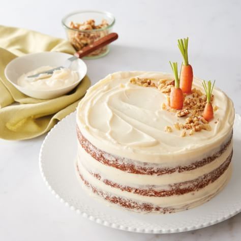 Carrot Cake with Cream Cheese Frosting | Williams Sonoma Cake Problem, Best Carrot Cake, Oreo Brownies, Carrot Cake Recipe, Toasted Walnuts, Cake With Cream Cheese, Moist Cakes, Easter Dessert, Food Cakes