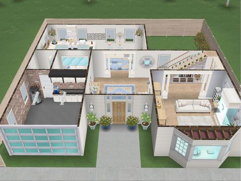 Simsfreeplay Houses Ideas, Sims Freeplay House Ideas Floor Plans, Sims Freeplay Penthouse Ideas, Sims Freeplay Penthouse, Penthouse Ideas, Sims Mobile, One Story House, Sims Freeplay Houses, Street Game