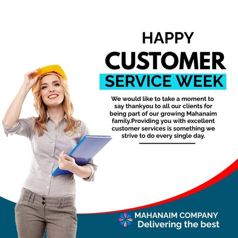 Online Service Poster, Customer Service Week Flyer Design, Happy Customer Service Week, Business Services Poster Design, Mid Week Service Flyer, Customer Service Week Flyer, Our Services Flyer Design, Happy Customer Service, Customer Service Week