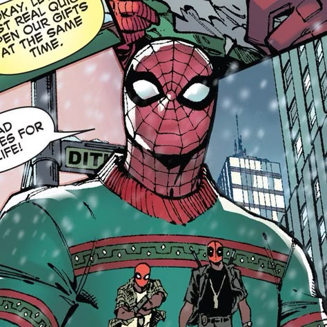 Spidey And Deadpool, Spiderman Christmas, Deadpool X Spiderman, Spiderman Spiderman, Deadpool And Spiderman, Spiderman Pictures, Match Icons, The Spider, Spider Verse