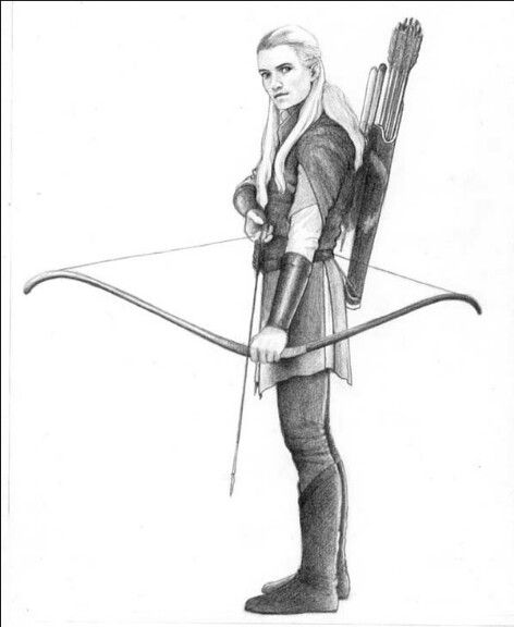 Legolas sketch Legolas Sketch, Jack Sparrow Drawing, Mirkwood Elves, Ring Sketch, Lotr Elves, Elf Druid, Lotr Art, Tolkien Art, Elves And Fairies