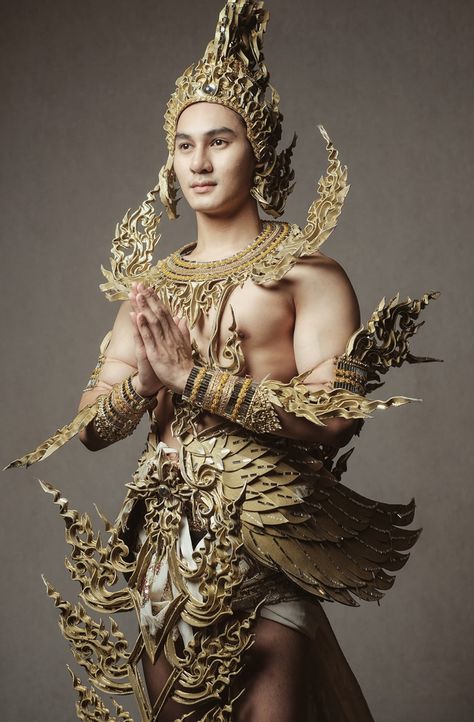 2019 Mister Global Thailand Mister Global, Costumes For Men, Creative Costumes, Men In Uniform, People Of The World, World Cultures, Thailand, Wonder Woman, Character Design