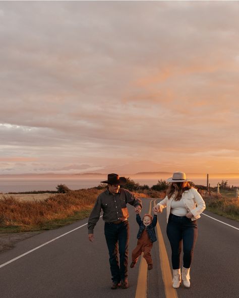 “I’ll hold you close, like the days when we were younger, you’ll always be my home” 🌾✨🤎 These three! When Morgan messaged me asking if they could change into their country outfits I immediately told her YES. What a fun, warm, family session! I left with a FULL heart. Just spending hours running around fields, the beach, roads — everywhere with their little guy who is just full of life was the BEST evening! —— #pnwfamily #pnwfamilyphotographer #feelslikehome #feelslikefamily #washingtonfa... Real Family, Family Road Trips, Family Trip, I Left, Good Evening, Country Outfits, Hold You, Family Session, Family Photographer