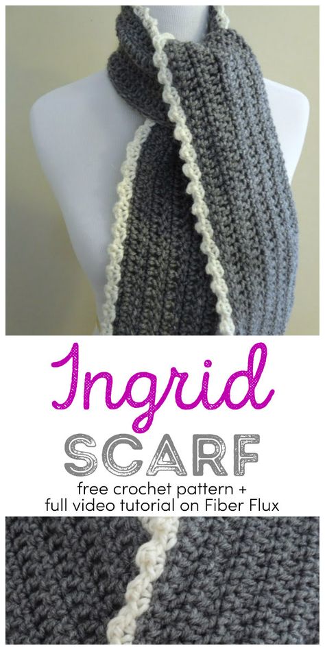 Hdc Crochet Scarf Pattern Free, Crochet Rows, Crocheted Scarfs, Beanie Design, Crochet Edgings, Crochet 101, Crochet Tutorial Pattern, Crochet Scarf Pattern Free, Patterns Design