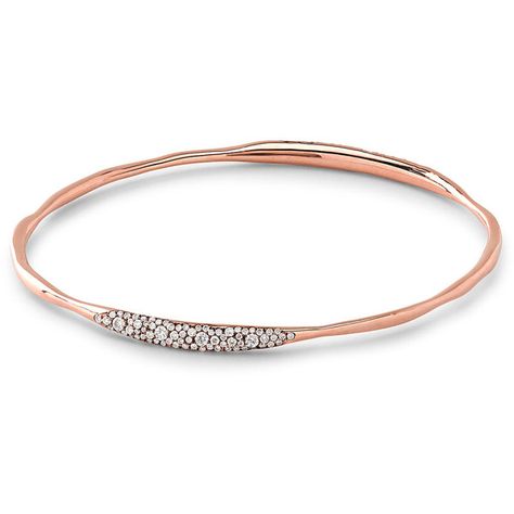 Ippolita 18K Gold Stardust 2-Station Pave Diamond Bangle (€7.115) ❤ liked on Polyvore featuring jewelry, bracelets, 18k gold bangle, hinged bangle, bangle bracelet, gold bangle bracelet and 18k bangle bracelet 18k Gold Bangle, Bangle Bracelet Gold, Bangles Design, Gold Bangles Design, Bangle Designs, Gold Bangle Bracelet, Gold Bangle, Diamond Bangle, Hinged Bangle