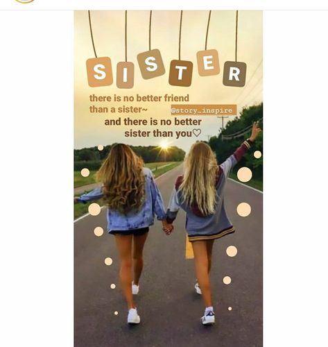 Insta Story Ideas With Sister, Instagram Story Ideas With Sister, Sister Instagram Story Ideas, Sister Story Instagram Ideas, Sister Instagram Story, Sis Quotes, Bio Quotes Short, Snapchat Birthday, Birthday Story