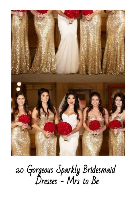 Making sure that her bridesmaids look and feel their best is one among the nicest things that a bride can do for her friends. Take the time to settle on a dress which will be flattering and attractive on all of your attendants, whether you select to brave a shimmering bridal gown , adorn your […] Gold Sparkly Bridesmaid Dresses, Sparkly Bridesmaids, Sparkly Bridesmaid Dress, Gold Sequin Bridesmaid Dress, Sequin Bridesmaid Dress, Mermaid Sweetheart, Simple Bridesmaid Dresses, Sequin Bridesmaid, Gold Wedding Dress