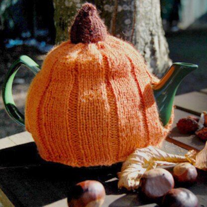 Tea Cosy Pattern, Tea Cosy Knitting Pattern, Pumpkin Tea, Extra Yarn, Free Tea, Tea Cosy, Quick Knits, Crochet Fall, Purl Stitch