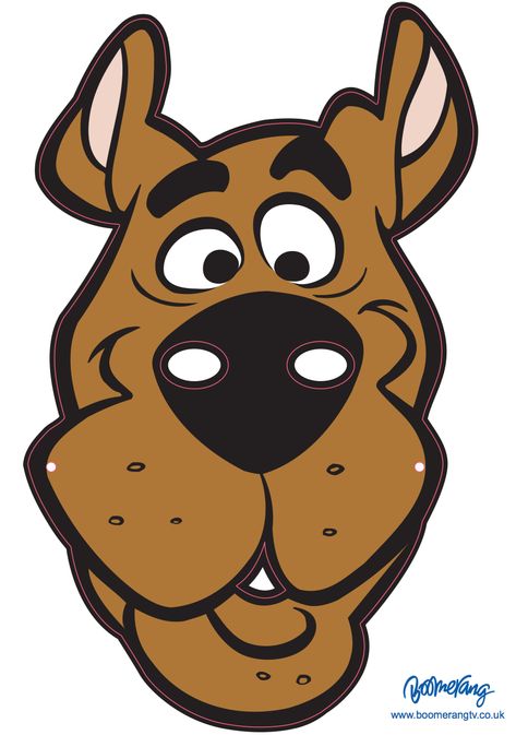 Click on the image to download this Scooby-Doo mask, print it out and wear it! Cut along all of the pink lines and attach a piece of string to the holes on the side to keep it in place. 7 Nani, Scooby Doo Cake, Spring Backyard, Scooby Doo Birthday Party, Scooby Doo Images, Scooby Doo Mystery Incorporated, Scrappy Doo, New Scooby Doo, Face Template