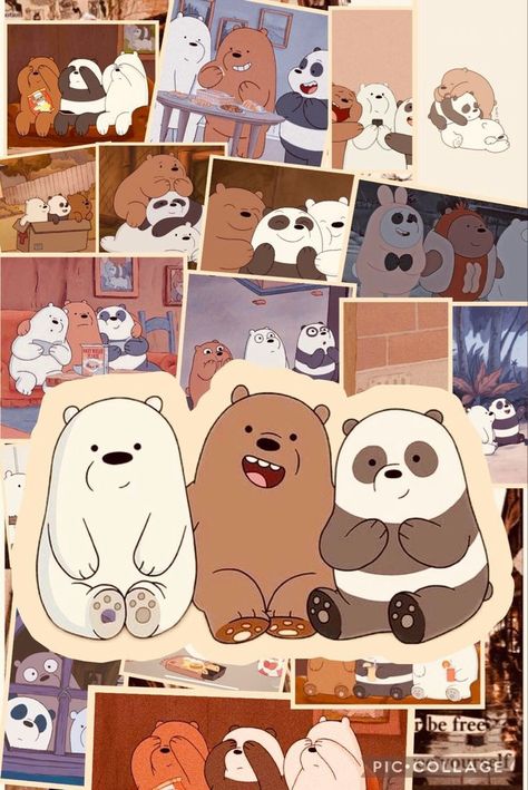 Beruang Grizzly, Ice Bear We Bare Bears, Seni Korea, Cartoons Dp, Iphone Wallpaper Cat, We Bare Bears Wallpapers, Cocoppa Wallpaper, Cute Bear Drawings, Images Kawaii