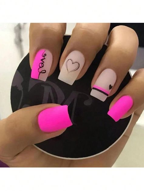 Nails Supplies, Sticker Nails, Nail Whitening, Purple Ombre Nails, Plum Nails, Nails Art Designs, Valentines Day Nails, January Nails, February Nails