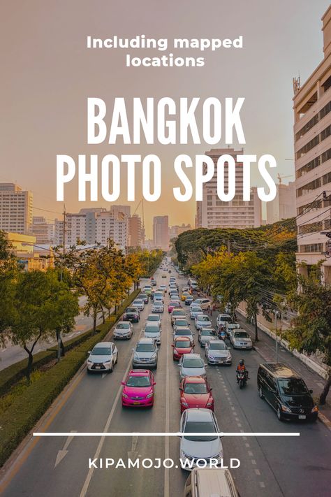 Bangkok photo spots. A complete guide of the best photography spots in Bangkok including mapped locations. Unique angles of What Arun the streets of Bangkok and Lumphini Park. #travelbloggers Bangkok Photo Ideas, Bangkok Photos, Bangkok Street, Things To Do In Bangkok, Thai Islands, Travel Secrets, Nice Photos, Travel Blogging, Location Map