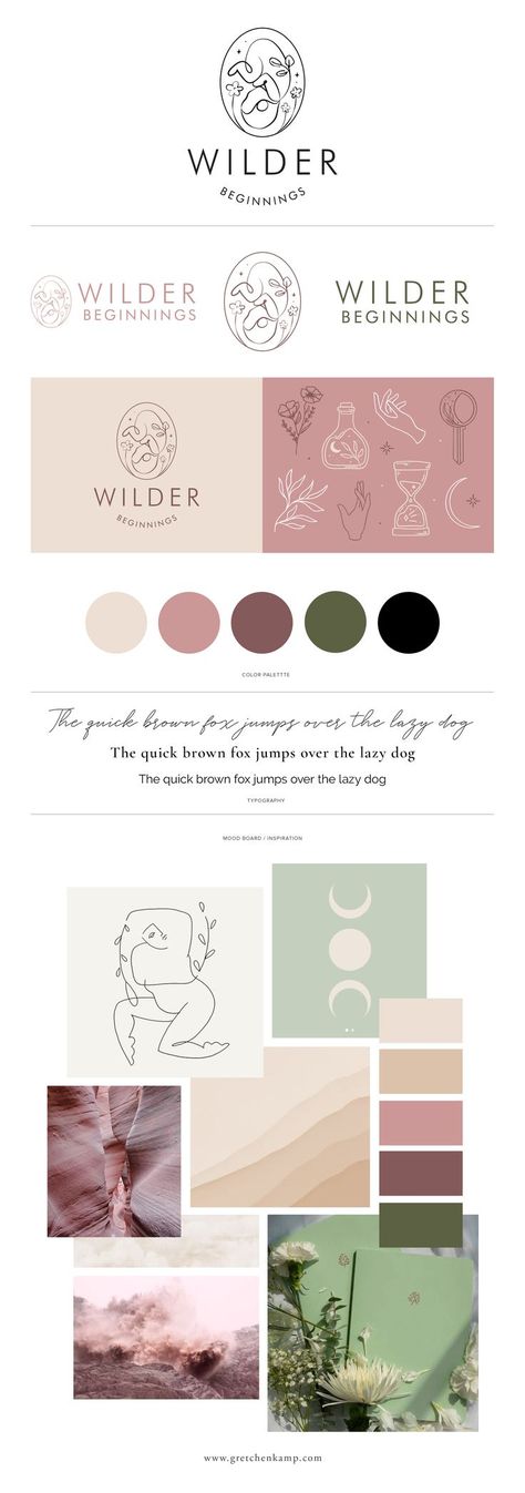 Womb Illustration, Doula Logo, Baby In The Womb, Brand Identity Colors, Green Logo Design, Doula Business, Branding Portfolio, Feminine Branding, Business Colors