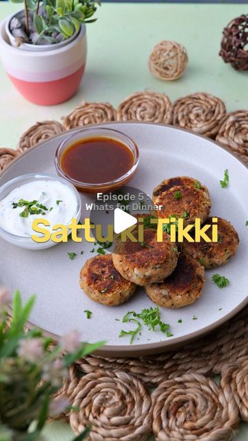 Sumit & Priyanka kapoor on Instagram: "Episode 5 of Whats for Dinner ! Sattu ke Tikki : A easy to make, protein rich recipe thats filling and tastes so good Recipe details are pinned in comments, if you want more such recipes from my dietician then do comment with “ yes more recipes “ #protein #healthyfood #goodfood #dinnerideas #easyrecipeideas #dillifoodies #devourpower #foodfood #tasty #indianfood #proteinshake" Sattu Recipes Ideas, Sattu Recipe, Recipes Protein, Good Recipe, Protein Rich Foods, More Recipes, Recipe Details, Episode 5, Protein Shakes