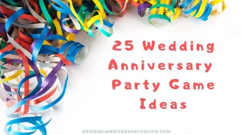 Anniversary Games - 25 Anniversary Party Games Nobody Will Forget 25 Anniversary Party, Fun Ideas For Couples, Wedding Anniversary Party Games, Welcome To Wedding, Anniversary Party Games, Party Game Ideas, 25th Wedding Anniversary Party, 70th Wedding Anniversary, Wedding Party Games